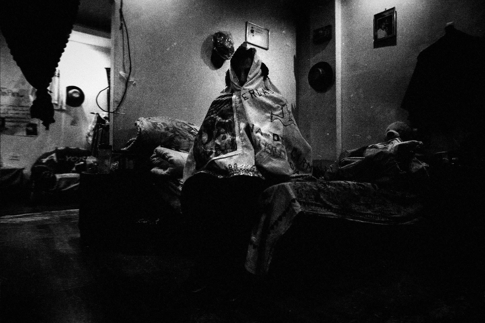 Blanca en su habitación