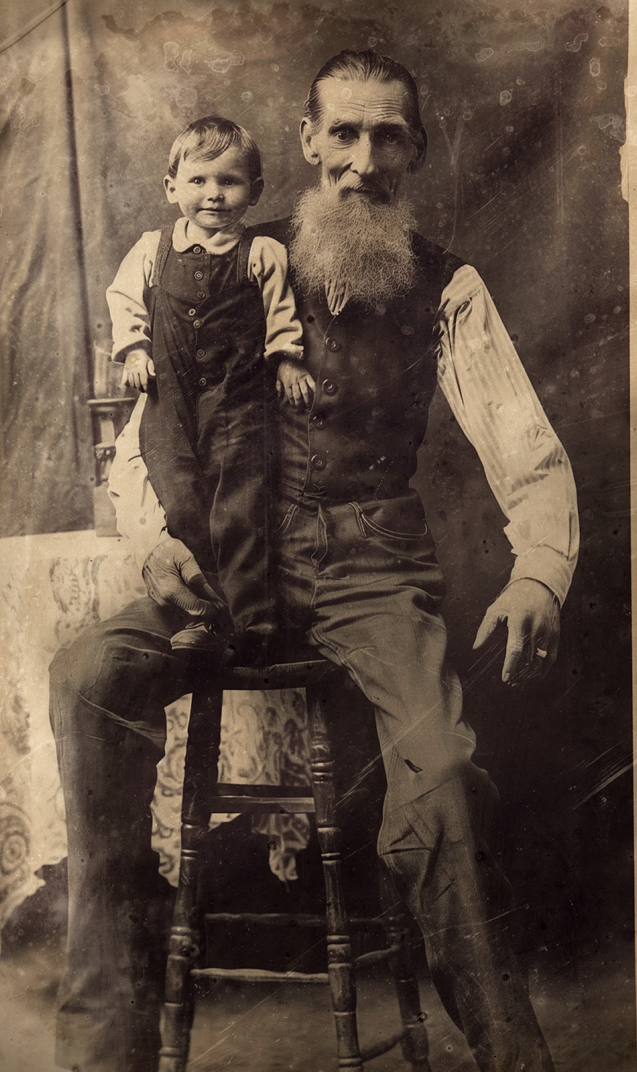 Daguerrotipo: Arthur y Benjamin Goodwin, 1882