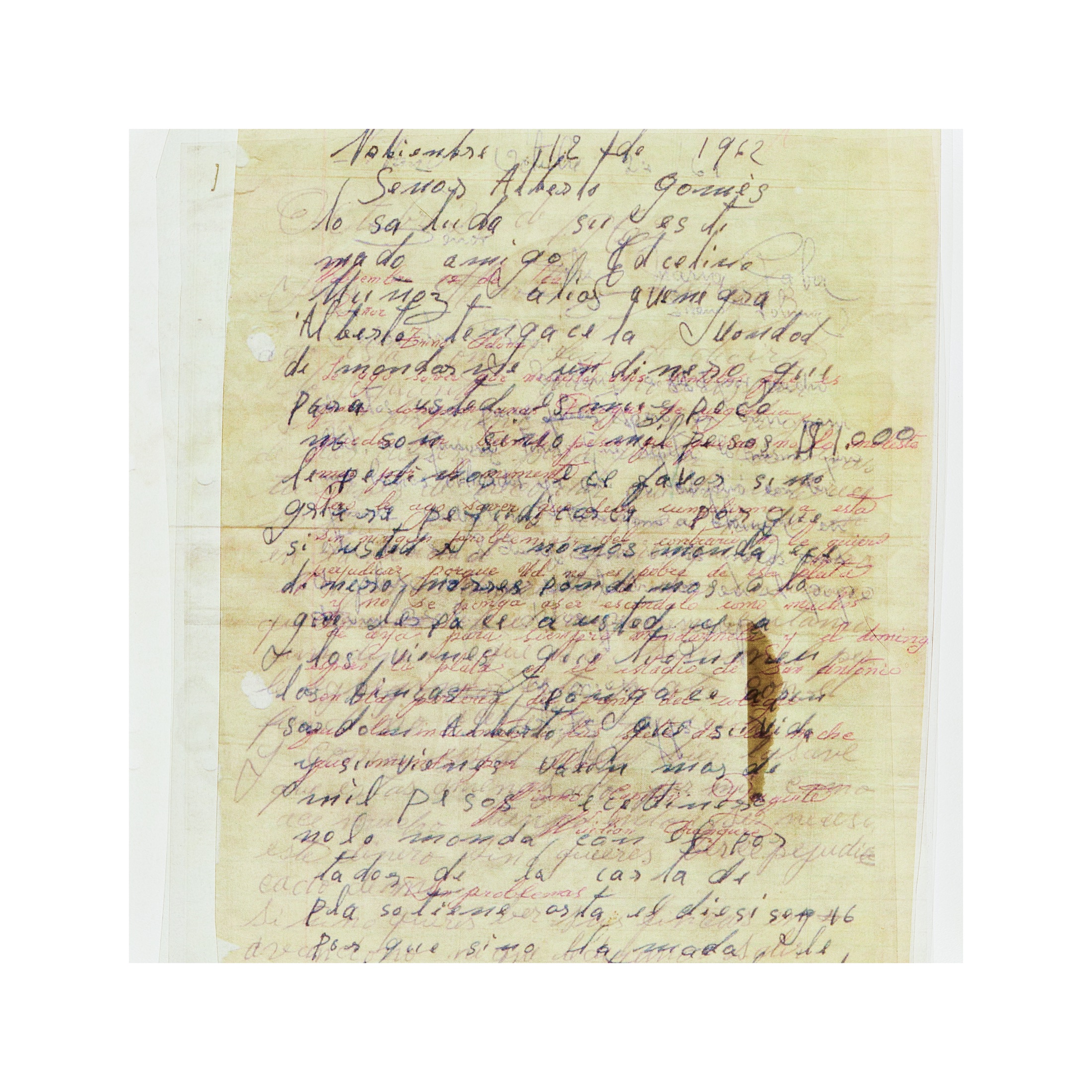 Detalle de carta